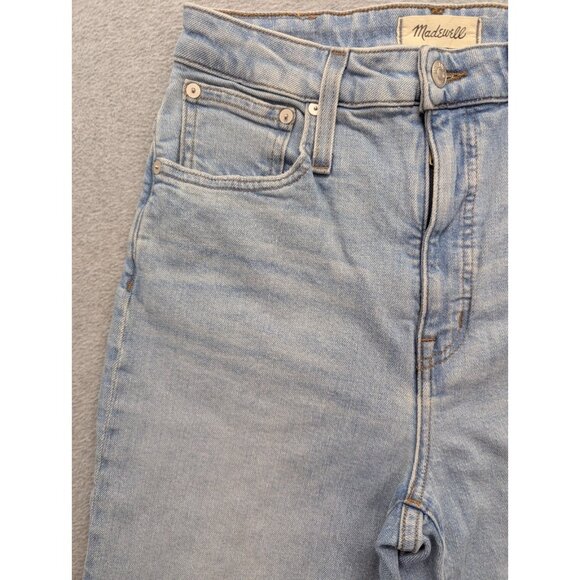 Madewell Jeans Womens SZ 28 Blue Curvy Perfect Vintage Straight Made in USA Y2K - Picture 2 of 16